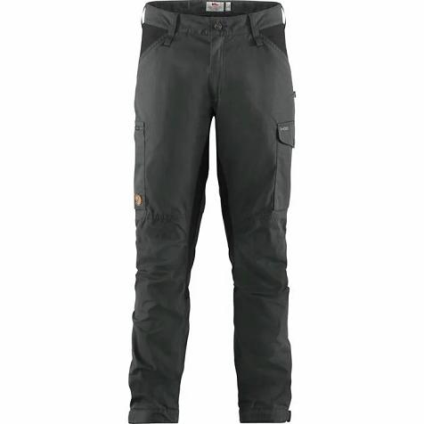 Fjallraven Kaipak Hiking Pants Grey Black Singapore For Men (SG-601662)